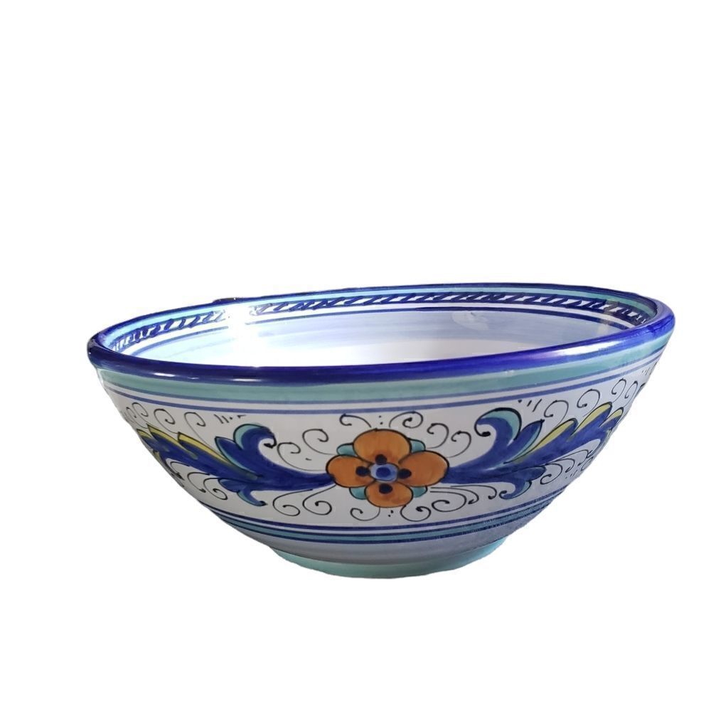 Handpainted Made in Italy Ceramic Bowl & Pitcher Set - Picture 11 of 16